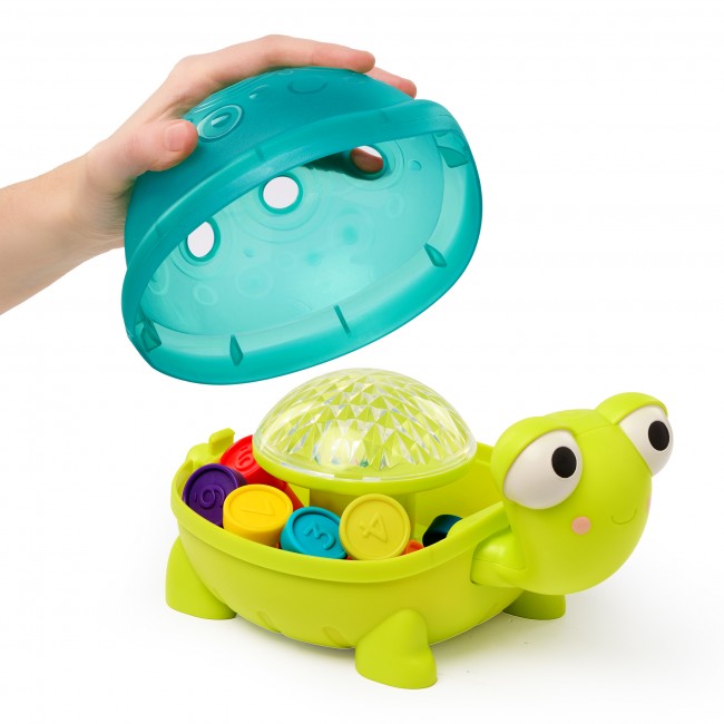 Interaktywny żółw edukacyjny - do nauki liczenia i kolorów B. Toys - Teaching Turtle Zielony