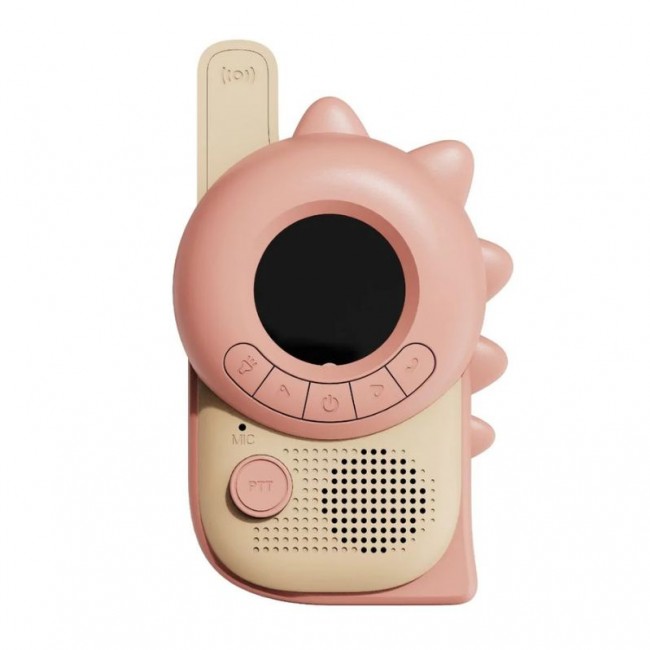 Walkie Talkie dla dzieci The Zoofamily - Dinozaur różowy
