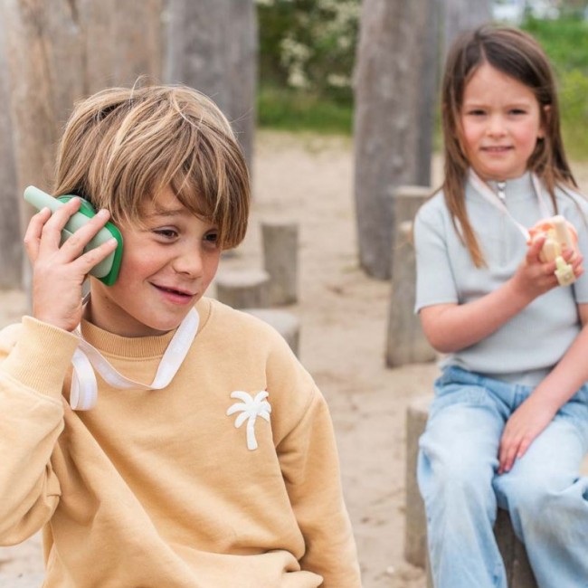 Walkie Talkie dla dzieci The Zoofamily - Dinozaur różowy