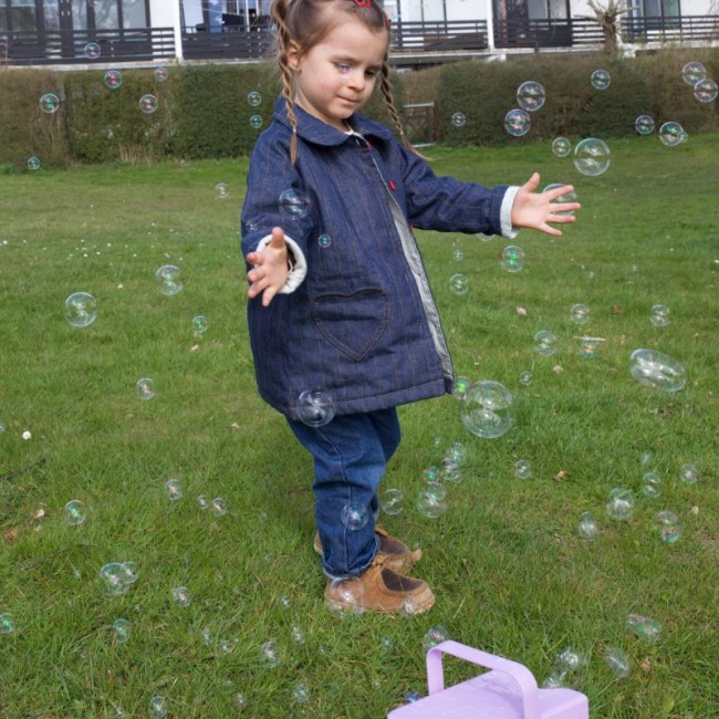 Maszyna do baniek mydlanych Bubble Maker Lalarma - Purple