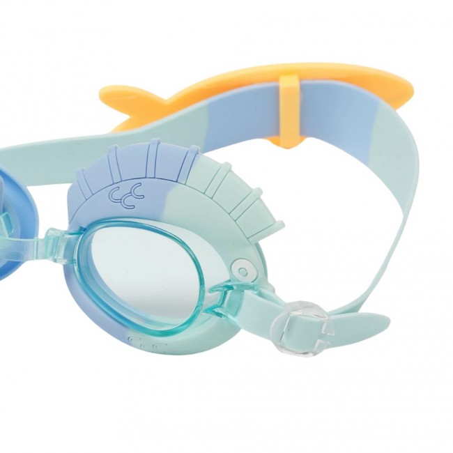 Okulary do pływania dla dzieci Sunnylife - Fish Aqua Blue