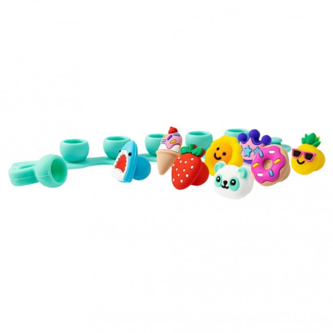 Zestaw biżuterii Plip Charms Fat Brain Toys - Turkusowy