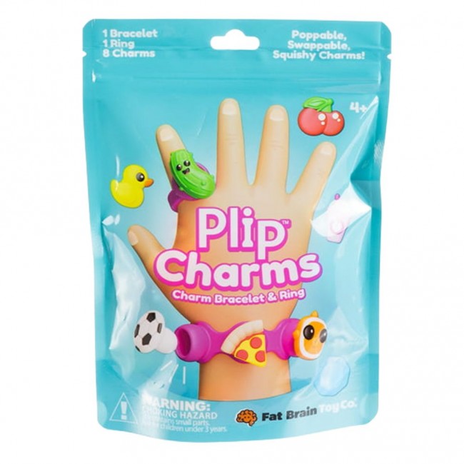 Zestaw biżuterii Plip Charms Fat Brain Toys - Różowy