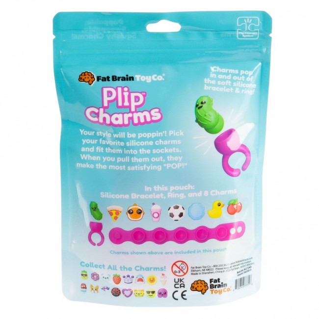 Zestaw biżuterii Plip Charms Fat Brain Toys - Różowy