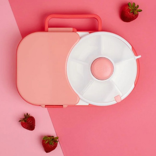 Śniadaniówka dla dzieci Lunchbox Snack Spinner 2w1 Gobe - Watermelon Pink