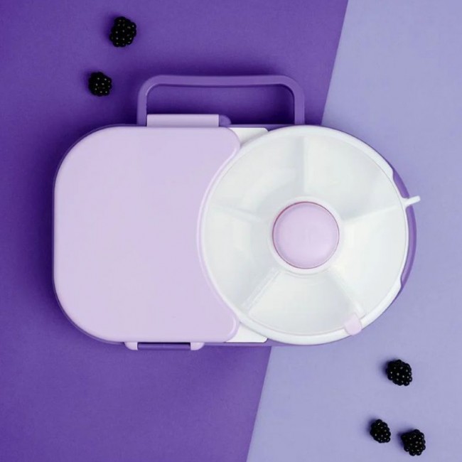 Śniadaniówka dla dzieci Lunchbox Snack Spinner 2w1 Gobe - Grape Purple