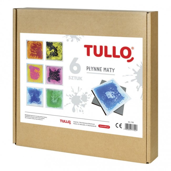 Ścieżka sensoryczna Tullo - sensoryczne płytki z cieczą 30 cm 6 szt.