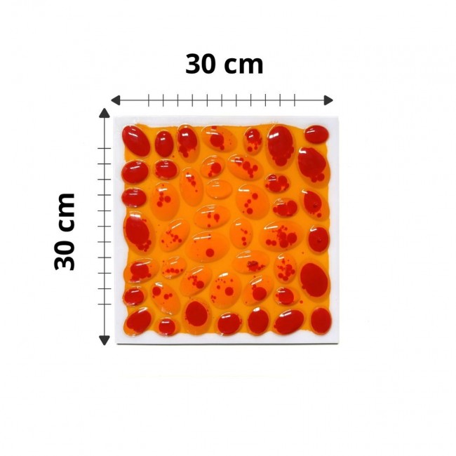 Ścieżka sensoryczna Tullo - sensoryczne płytki z cieczą fakturowe 30 cm 6 szt.