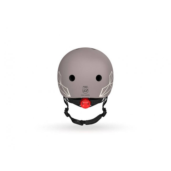 OUTLET Kask dla dzieci SCOOTANDRIDE XXS-S 1-5 lat - Brown Lines