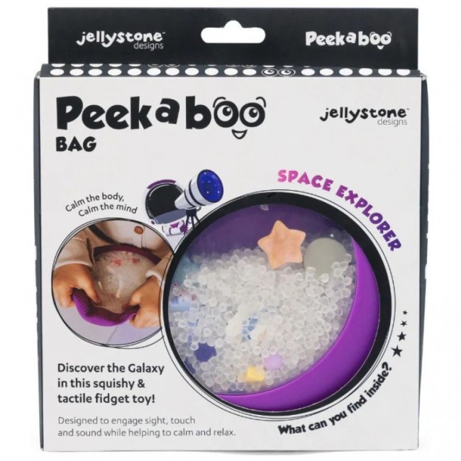 Sensoryczny dysk z figurkami A-Ku-Ku! Peekaboo Jellystone - Galaktyka