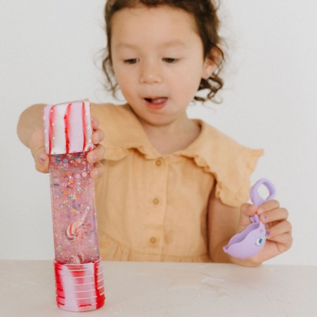 Sensoryczna butelka DIY Jellystone - Candyland