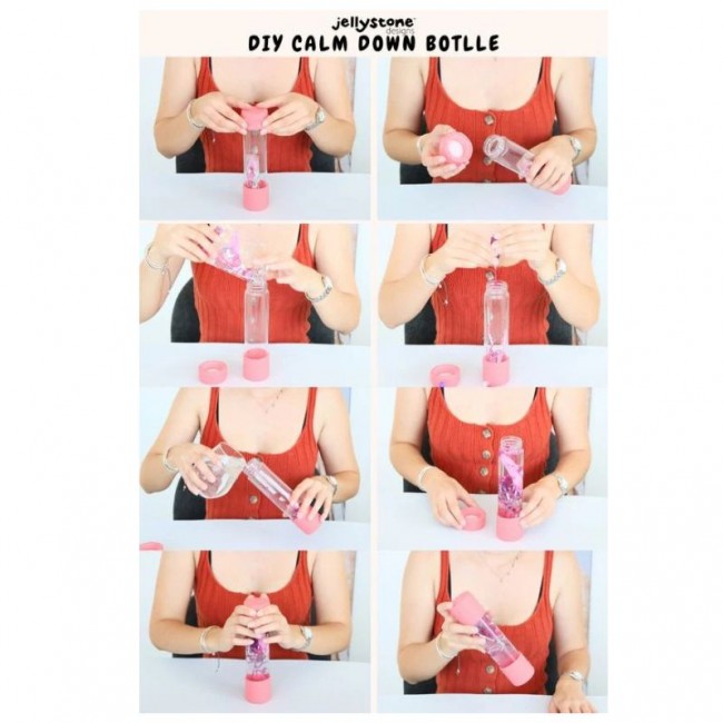 Sensoryczna butelka DIY Jellystone - Candyland