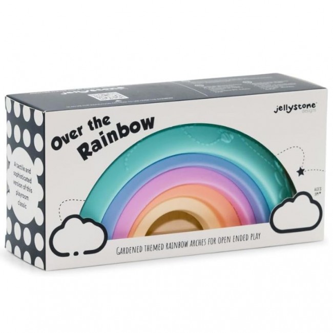 Tęcza sensoryczna Jellystone Over the rainbow - Pastel 5 el.