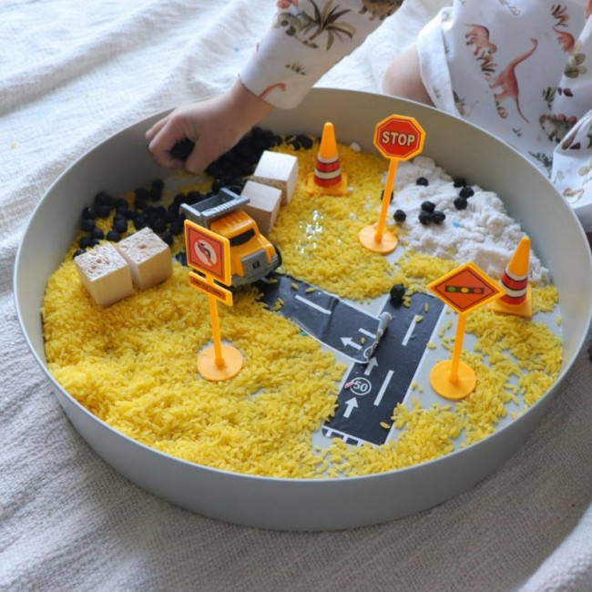 Tacka sensoryczna Play Tray 2w1 Jellystone - Sage