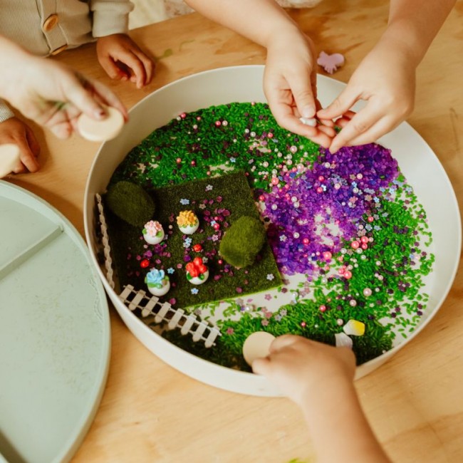 Tacka sensoryczna Play Tray 2w1 Jellystone - Sage