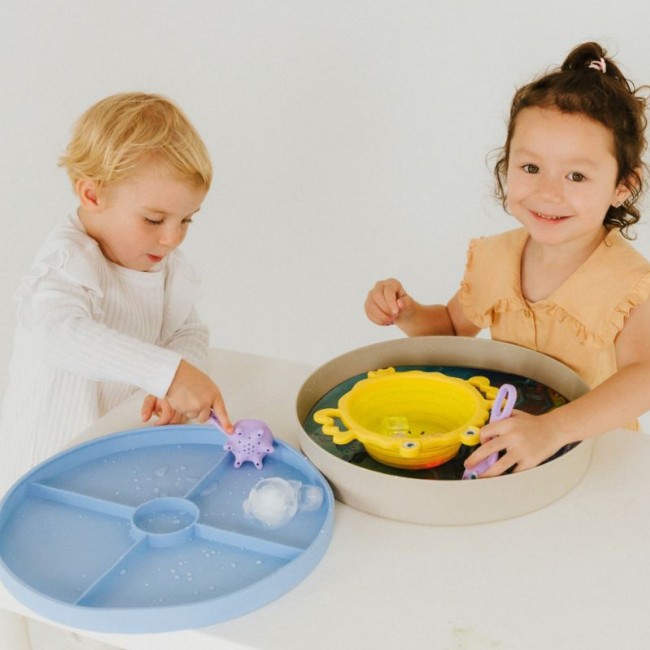 Tacka sensoryczna Play Tray 2w1 Jellystone - Soft Blue