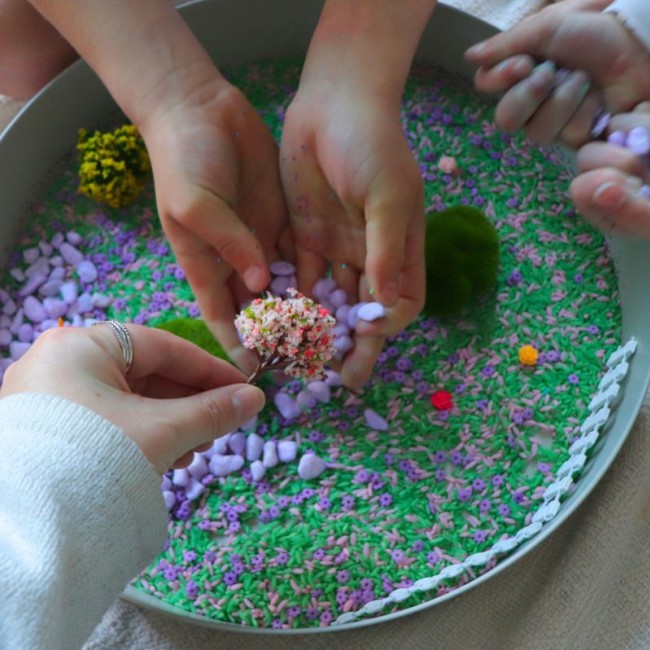 Tacka sensoryczna Play Tray 2w1 Jellystone - Lilac
