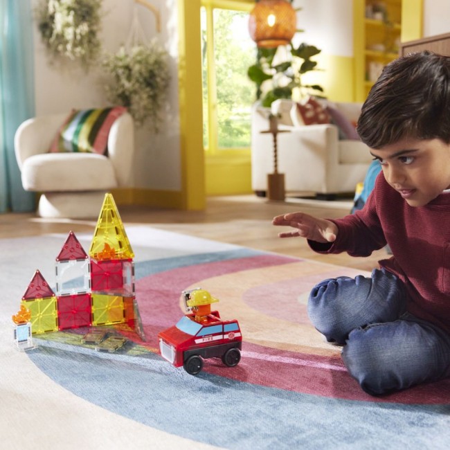 Klocki magnetyczne MAGNA-TILES - Straż Pożarna 27 el.