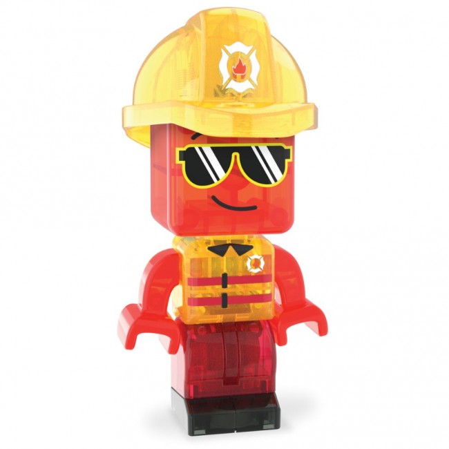 Klocki magnetyczne MAGNA-TILES - Straż Pożarna 27 el.