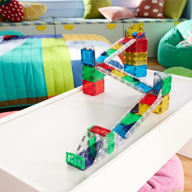 Magnetyczny kulodrom MAGNA-TILES - Rail Racers XL 90 el.