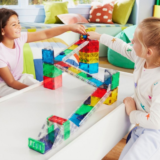 Magnetyczny kulodrom MAGNA-TILES - Rail Racers XL 90 el.