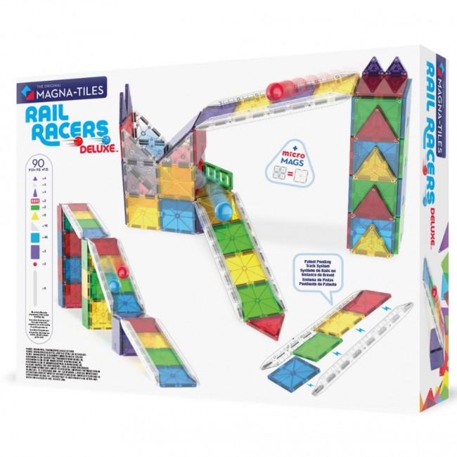 Magnetyczny kulodrom MAGNA-TILES - Rail Racers XL 90 el.