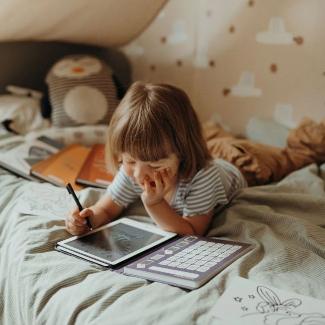 Podświetlany tablet do rysowania Kidydraw Mini Kidywolf - Dawno dawno temu