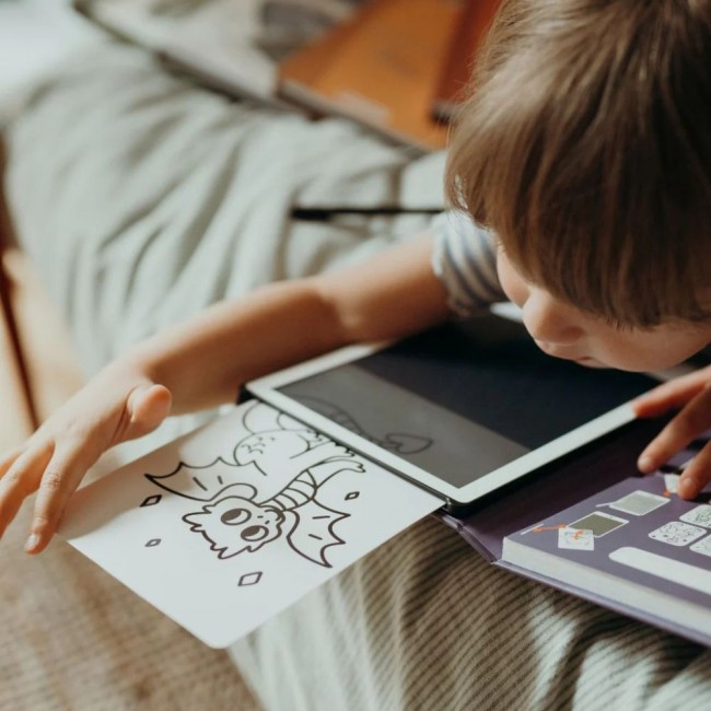 Podświetlany tablet do rysowania Kidydraw Mini Kidywolf - Dawno dawno temu