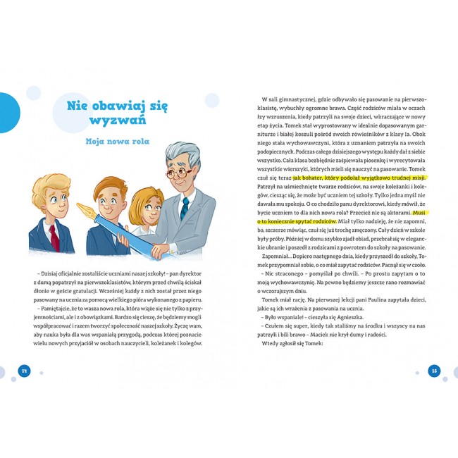 Książka "Idę do szkoły. Mądre rady" Wydawnictwo Greg