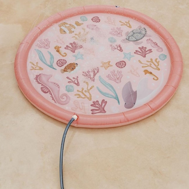 Mata wodna Little Dutch - Pink Ocean Dreams 150 cm