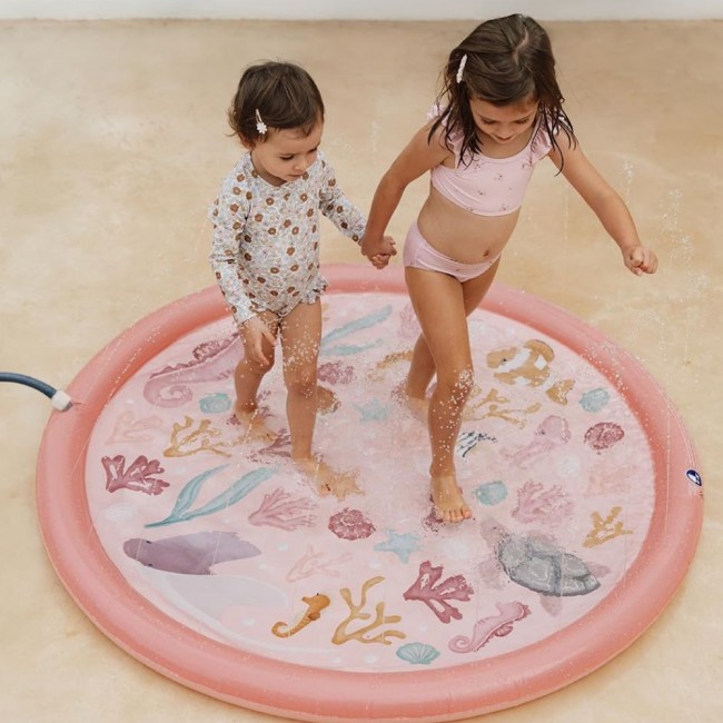 Mata wodna Little Dutch - Pink Ocean Dreams 150 cm