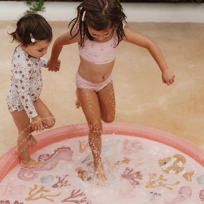 Mata wodna Little Dutch - Pink Ocean Dreams 150 cm