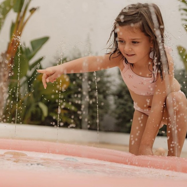 Mata wodna Little Dutch - Pink Ocean Dreams 150 cm