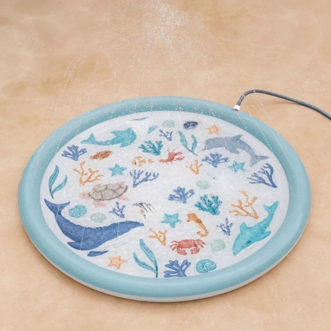 Mata wodna Little Dutch - Blue Ocean Dreams 150 cm