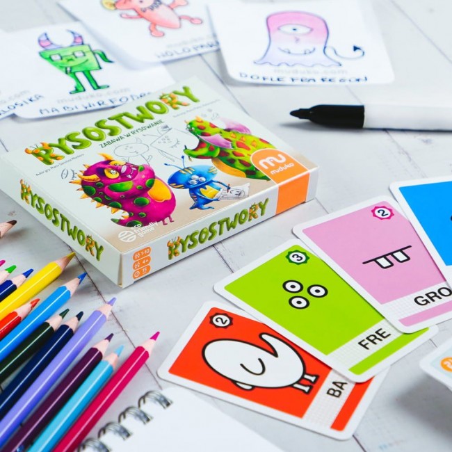 Gra zabawa w rysowanie Muduko - Rysostwory