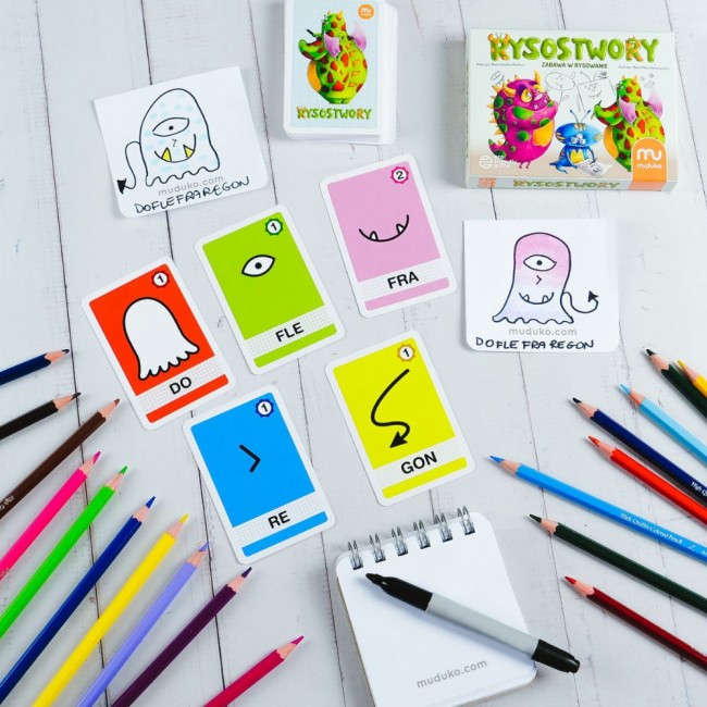 Gra zabawa w rysowanie Muduko - Rysostwory