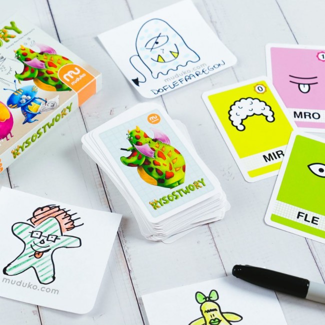 Gra zabawa w rysowanie Muduko - Rysostwory