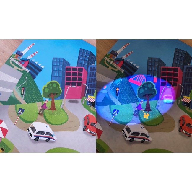 Książka "Odkrywaj świat z magiczną latarką" Wydawnictwo Jedność