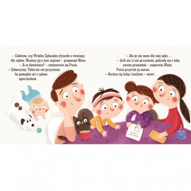 Książka "Pucio i Wróżka Zębuszka" Wydawnictwo Nasza Księgarnia