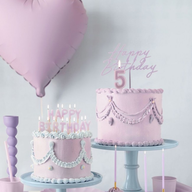 Balon foliowy Party Deco - Serce fioletowe 48 cm