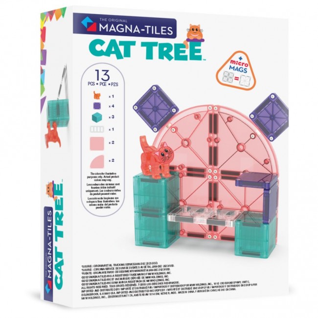 Klocki magnetyczne MAGNA-TILES - Cat Tree 13 el.