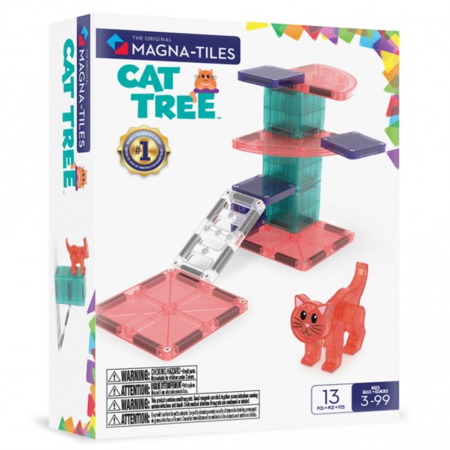 Klocki magnetyczne MAGNA-TILES - Cat Tree 13 el.