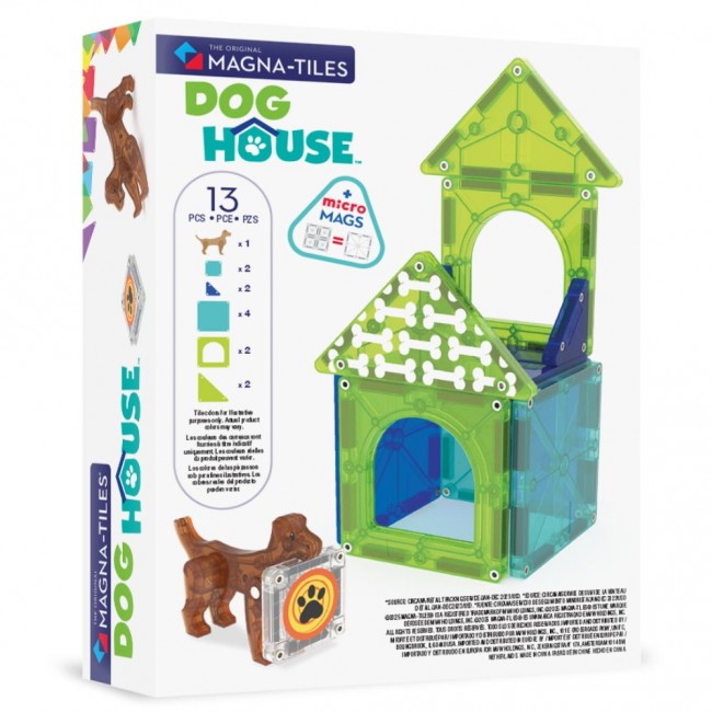 Klocki magnetyczne MAGNA-TILES - Dog House 13 el.