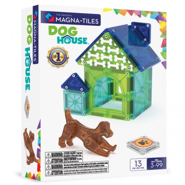 Klocki magnetyczne MAGNA-TILES - Dog House 13 el.