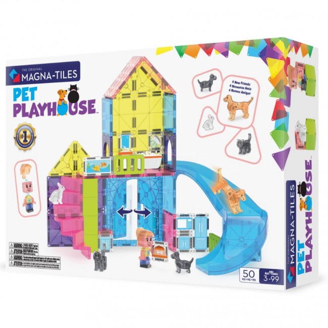Klocki magnetyczne MAGNA-TILES - Pet Playhouse 50 el.