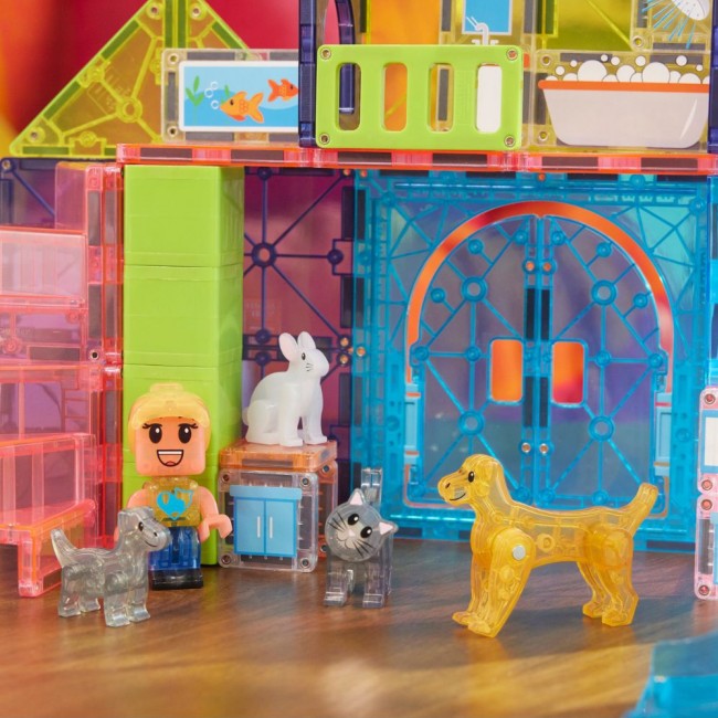 Klocki magnetyczne MAGNA-TILES - Pet Playhouse 50 el.