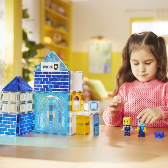 Klocki magnetyczne MAGNA-TILES - Police Station 35 el.