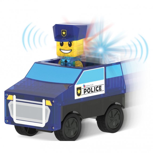 Klocki magnetyczne MAGNA-TILES - Police Station 35 el.