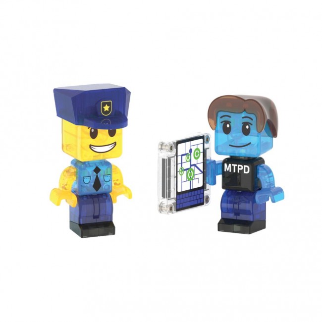 Klocki magnetyczne MAGNA-TILES - Police Station 35 el.