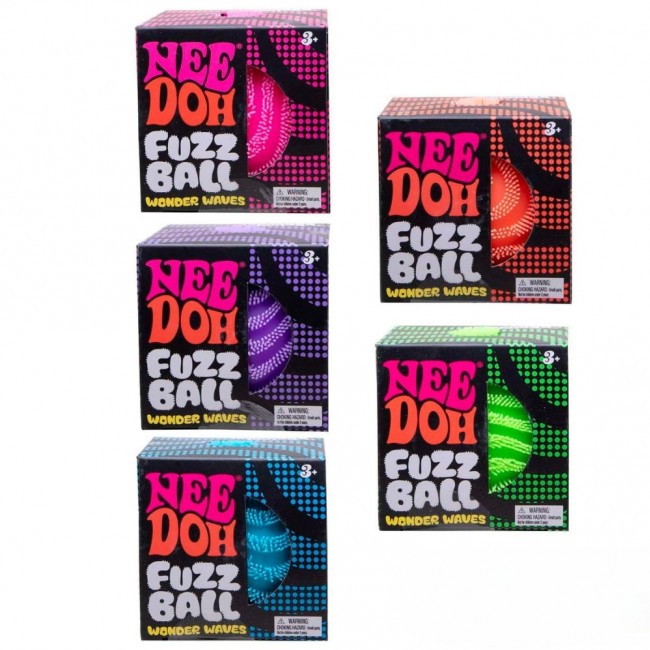 Sensoryczny gniotek Schylling - Fuzz Ball Wonder Waves Needoh
